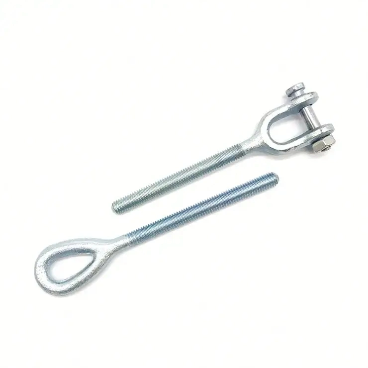 Wire Cable Turnbuckle Rigging Wire Rope Tensioner Galvanized Open Body Hook Eye Turnbuckle