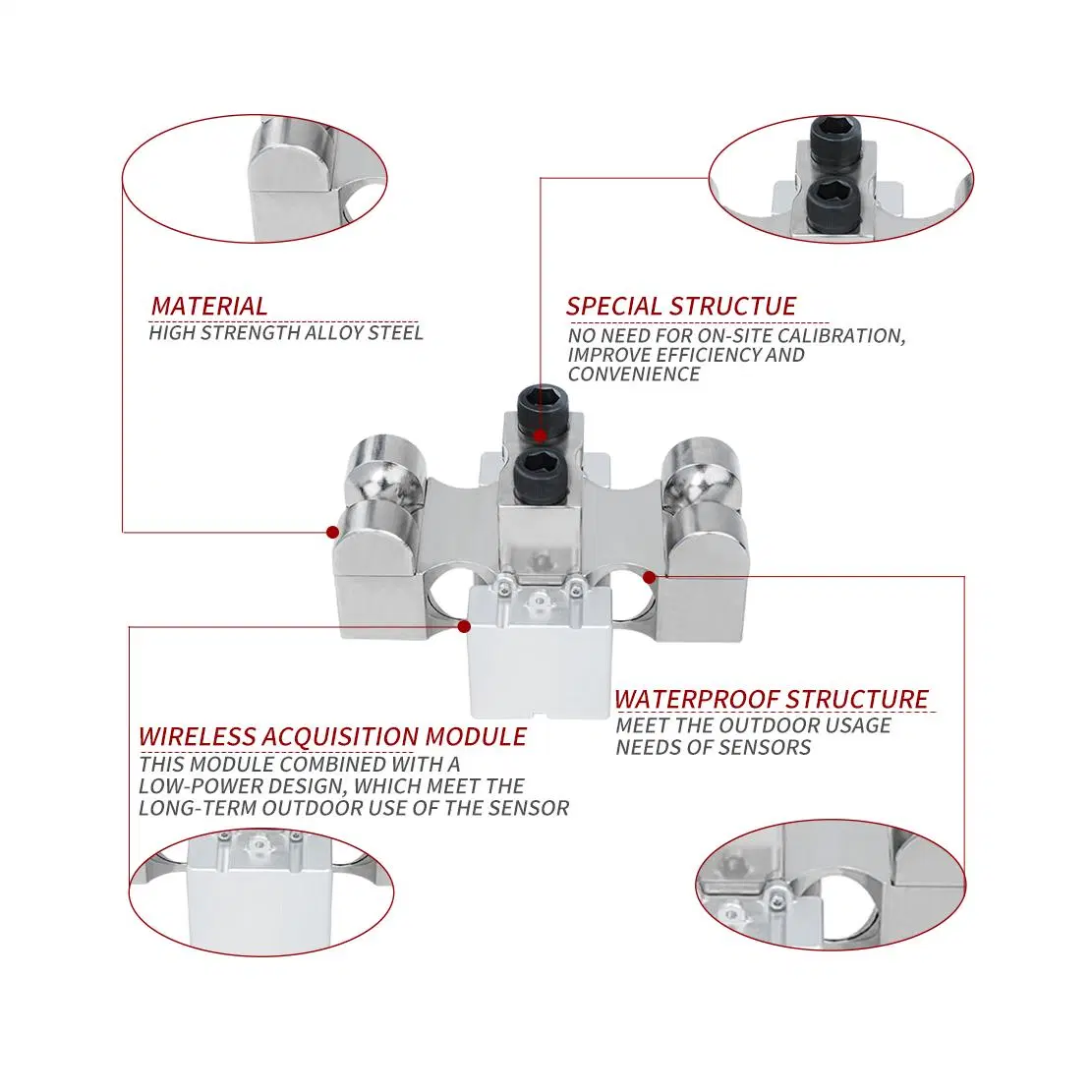 Calibtec Intelligent Wireless tensión bajo consumo de energía 3ton 5ton 10ton carga Célula