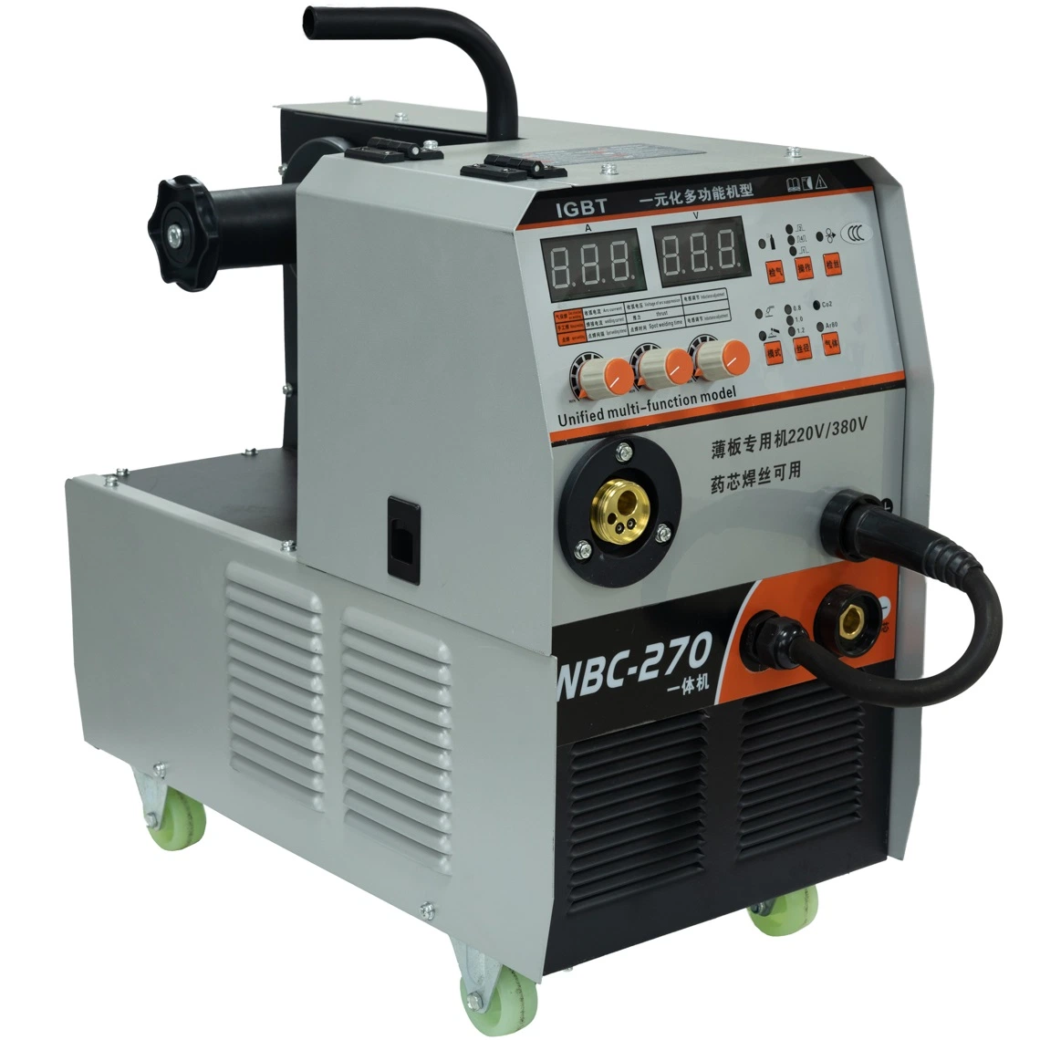 Inverter CO2 Gas Shielded MIG 270A Welding Machine Portable Welders MIG TIG MMA