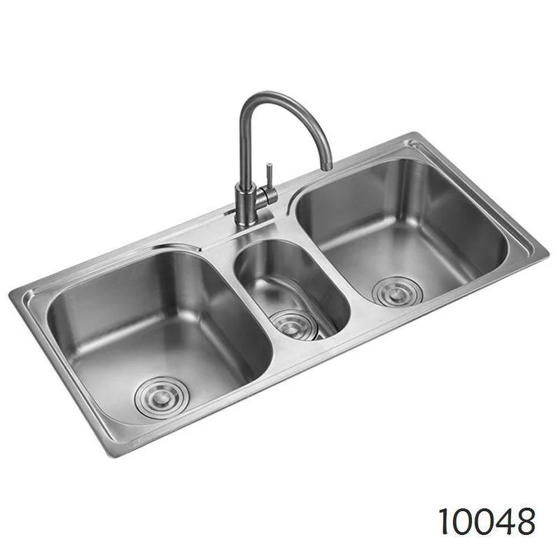 Household Stainless Steel Kitchen Sink High quality/High cost performance  Sink with Drain Board