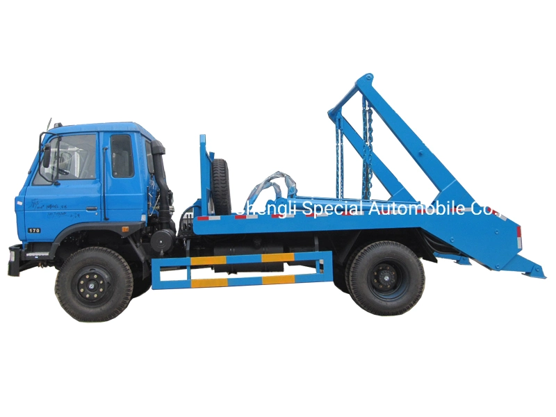 Dongfeng 6-8cbm Skip Loader Roll off Garbage Truck