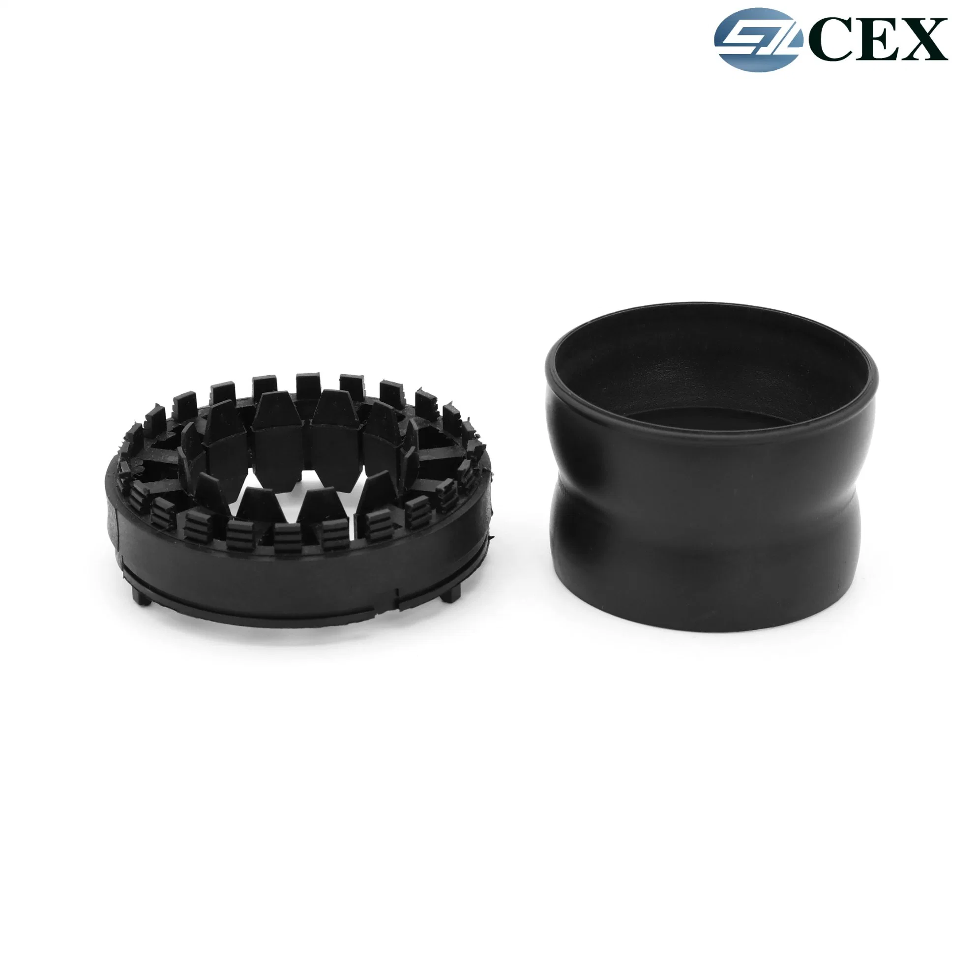 Custom-Made Nylon Pipe/Bottle Plugs Plastic Screw End Caps Small Black Plastic Caps