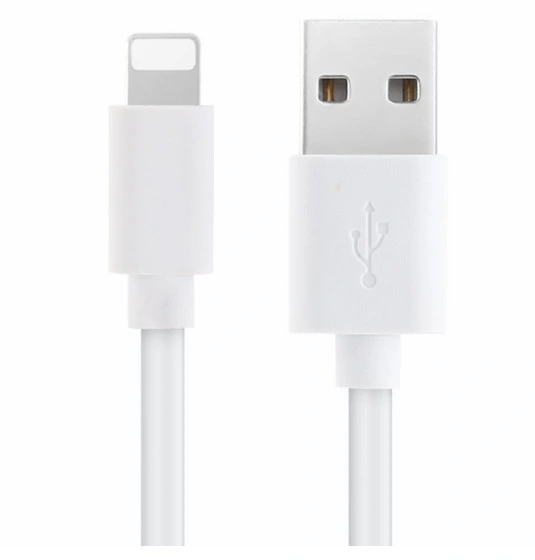 1m 3A USB a to for iPhone Lightning iPad Air Pods Charging Cable White