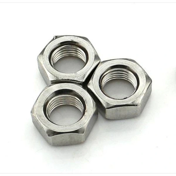 Carton Steel M8 M10 M12 M14 M16 DIN934 Zinc Plate/Black/HDG Grade Hex Nut