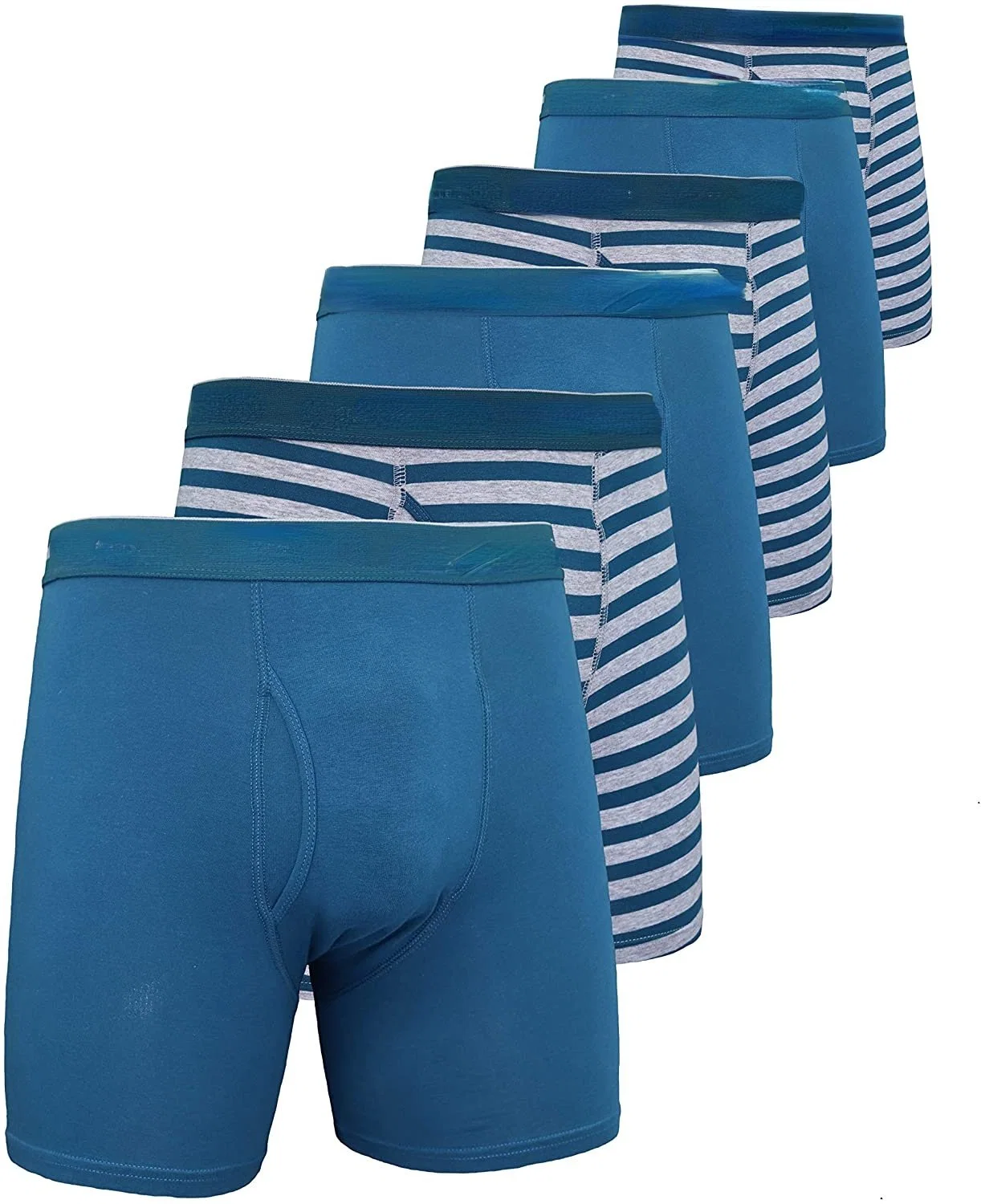 Homens Boxer Cuecas algodão macio de licra Tagless roupas íntimas Kid roupa interior