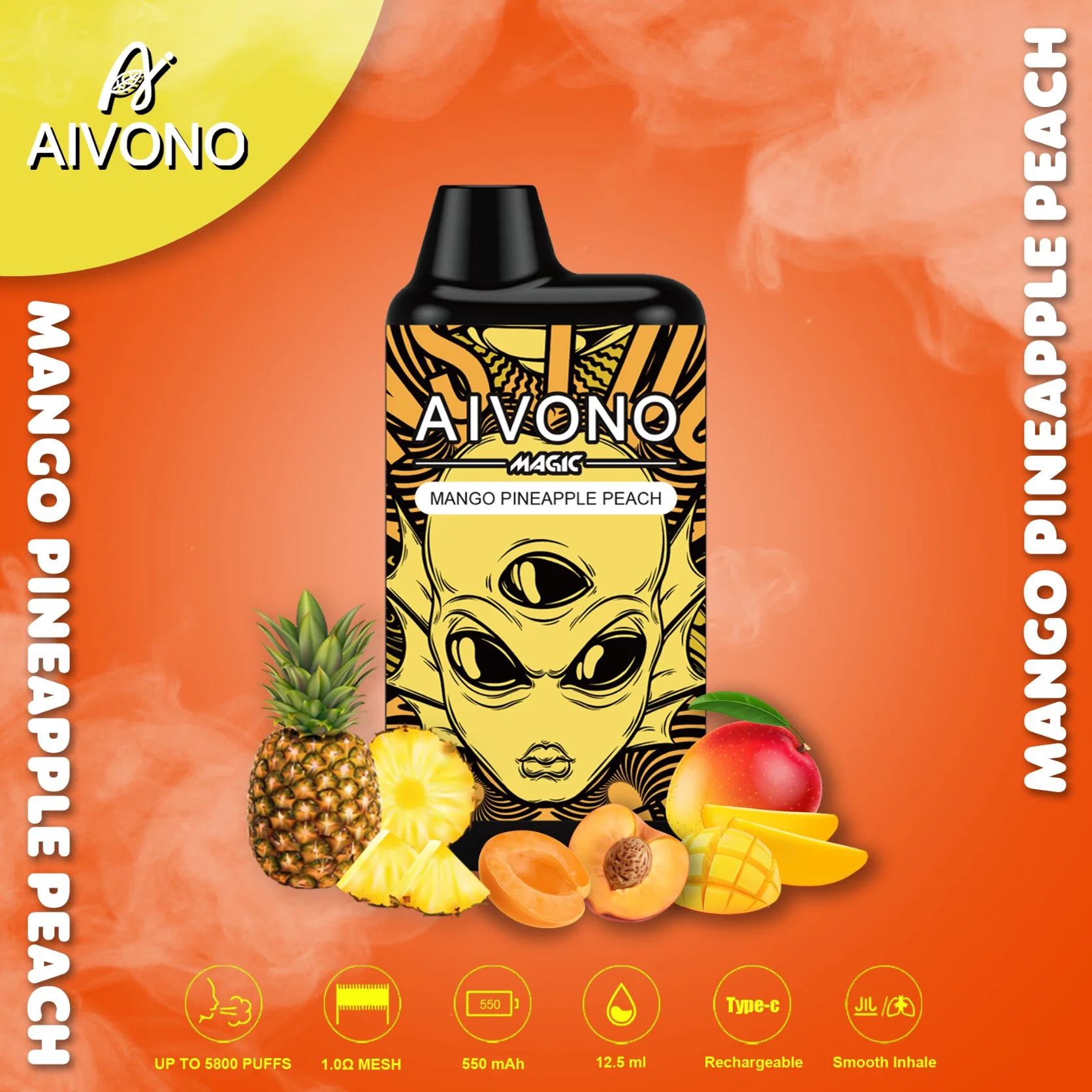 Vente en gros I Vape OEM stylo Vape jetable 1.0 Ohm Big Vapeur de bouffée