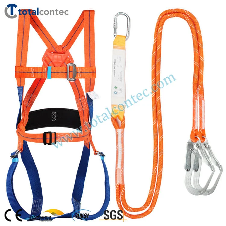 Full Body Safety Harness/Rope /Lanyard Scaffold Fall Protection