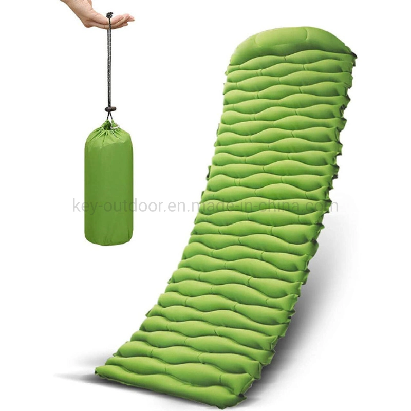 Tapis de pique-nique pour matelas à plateau-coussin de couchage air Camping avec coussin éponge confortable Coussin de matelas gonflable pour tente