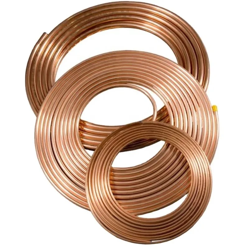 Refrigeration Copper Tube 1/4" 1/2" Copper Pipe for Air Conditioner and Refrigerator