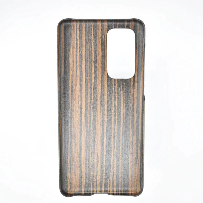 Fabricación de madera de ébano profesional barato para el caso del teléfono Huawei P40