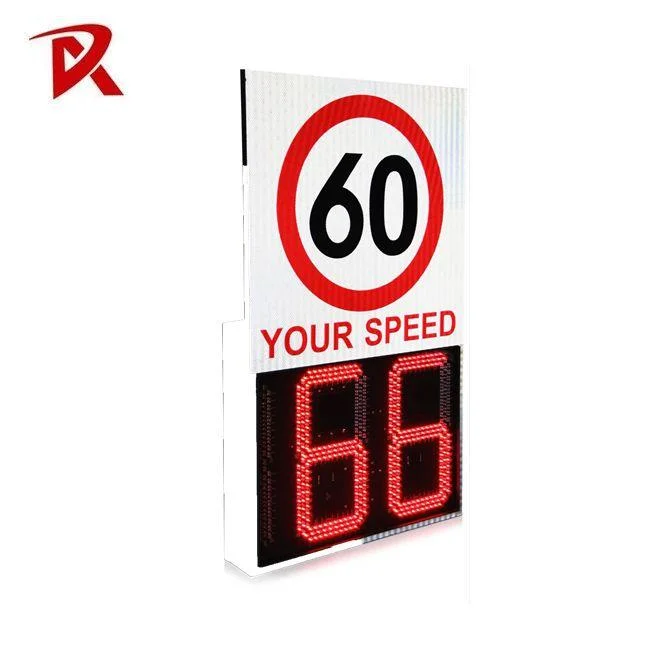 Traffic Sign Reflective Highway Solar Electric Warning Speed Radar Limited Measurement