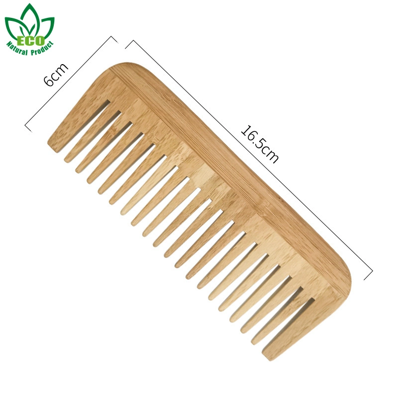 100 Natural Eco Bamboo Hair Comb Wholesale/Supplier Personal Label Wide