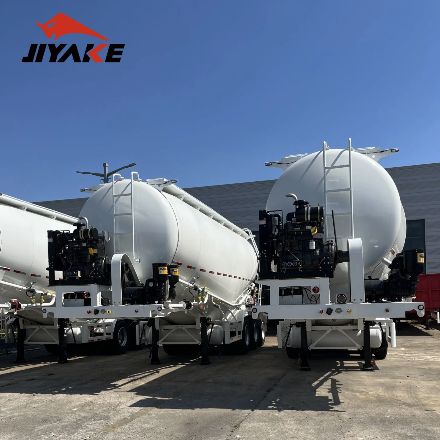 4-Axle 70cbm Bulk Cement Semi-Trailer in Dubai