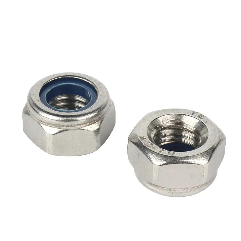 Standard Stainless Metric Nylon Insert Hexagon Lock Hex Nuts