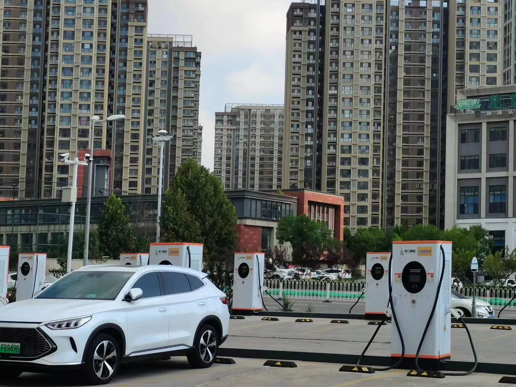 Zhonghe Projet GB/T 120kw EV Chargting Station EV Charger