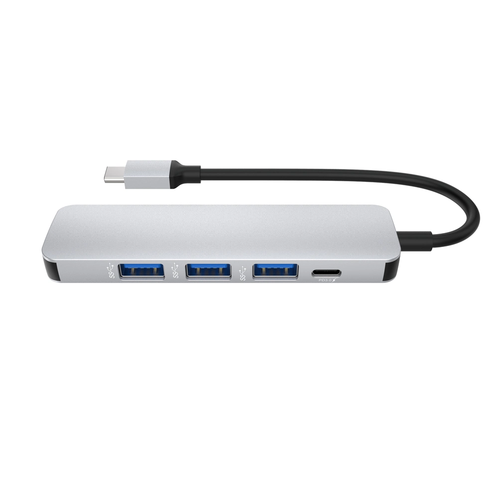 Pd 4 en 1 USB3.0 de carga USB Tipo C Hub