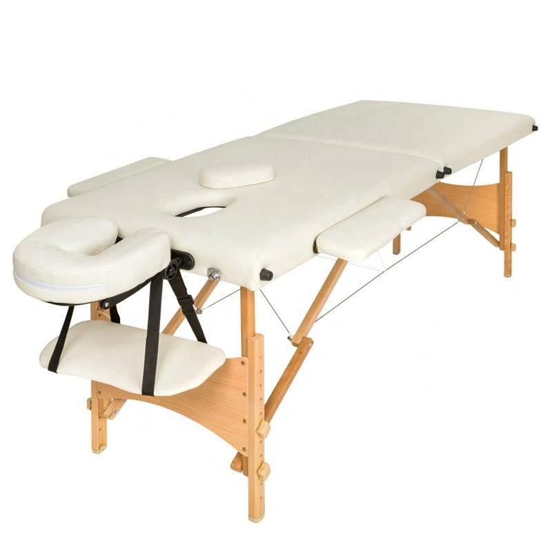 Cheap Wooden Adjustable Mechanical Short Massage Table
