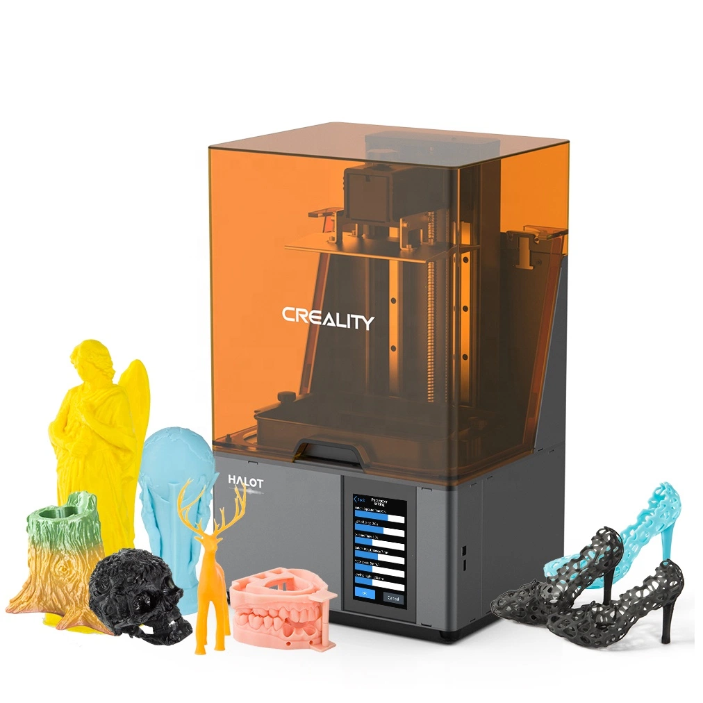 Halot Sky Resin 3D Printer com suporte para impressão WiFi-APP para joias.