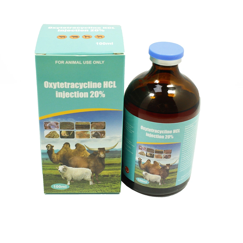 Inyección de oxitetraciclina 20% 100ml para uso animal