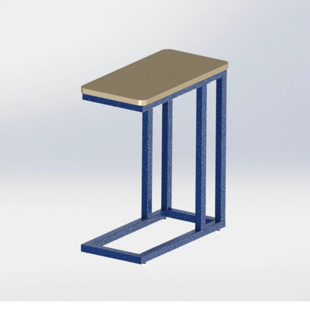 Muito populares da estrutura de metal Perna Mobiliário doméstico fácil para mover a mesa de madeira