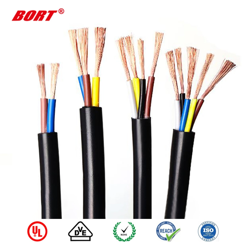 H05VV-F 3G 1.0mm2 Electric Power Cable PVC Jacket