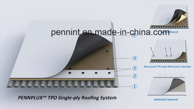 ISO&CE Approved High quality/High cost performance  Tpo Waterproof Membrane Roofing Sheet Building Material