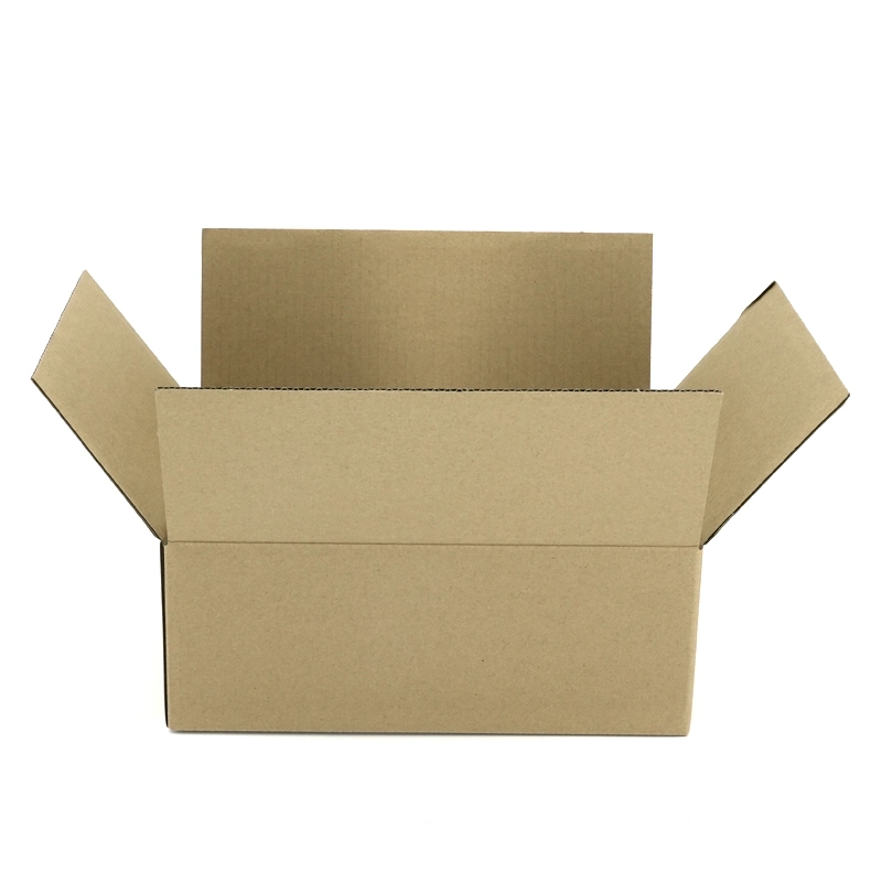 Impression sur carton ondulé résistant, papier kraft, boîte d'emballage pour livraison postale et expédition
