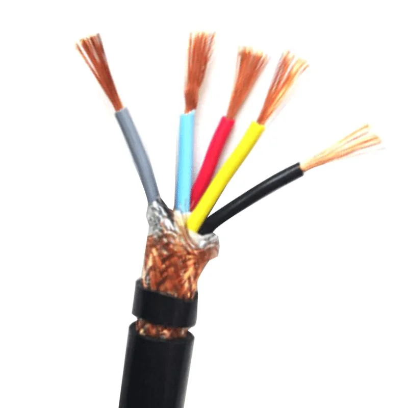 Custom UL2517 PVC Multicore High Speed Data Cable 22 24 AWG 4 Core Shield Electric Wire