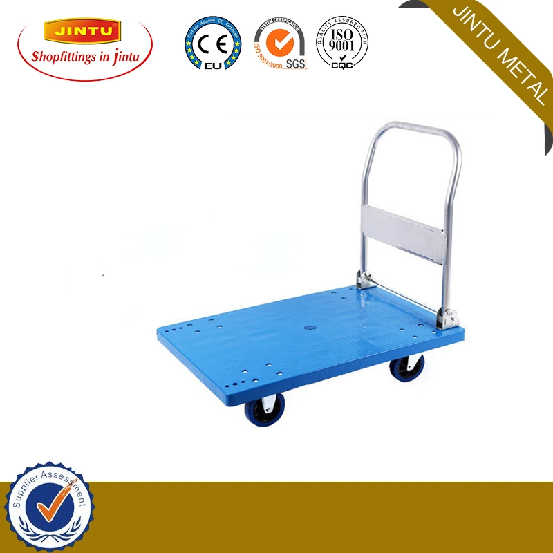 Warehouse Trolley Heavy Duty Platform Cart Supermarket Use