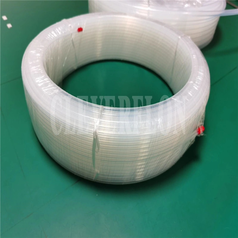 Highly Transparent Chemical Resistant Insulated FEP F46 PTFE Tube