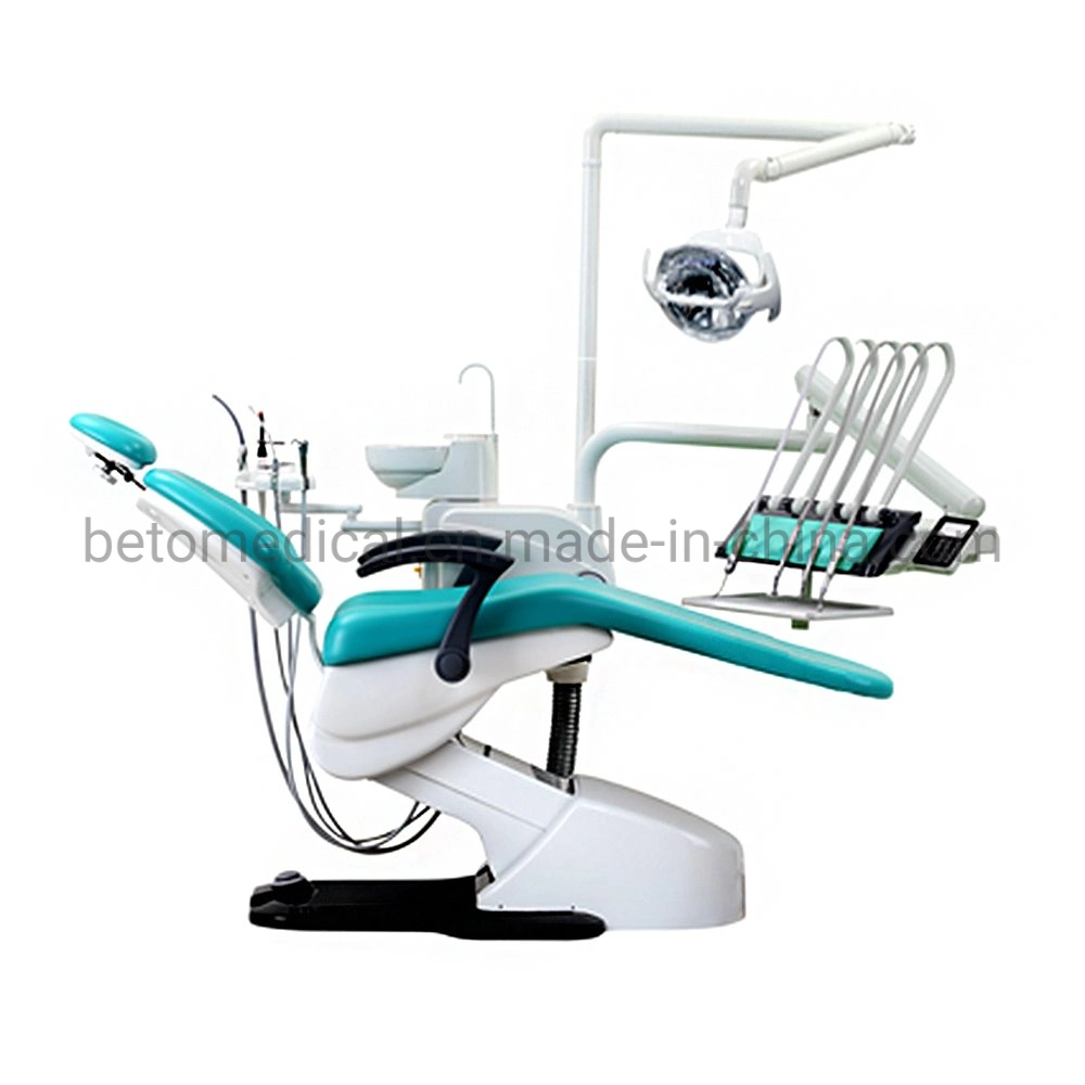 Chaise dentaire de base à montage sur le dessus unité de chaise dentaire intégrée Avec éclairage LED