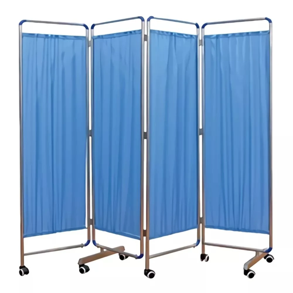 Wholesale/Supplier Different Colors 4 Folding Medical Hospital Bedside 3 Screen