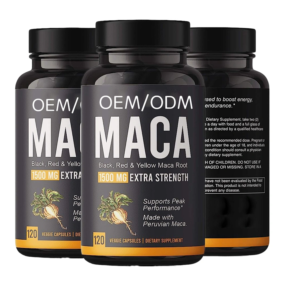 Best-Selling Authentic Bottled Maca Herbal Supplement Capsule