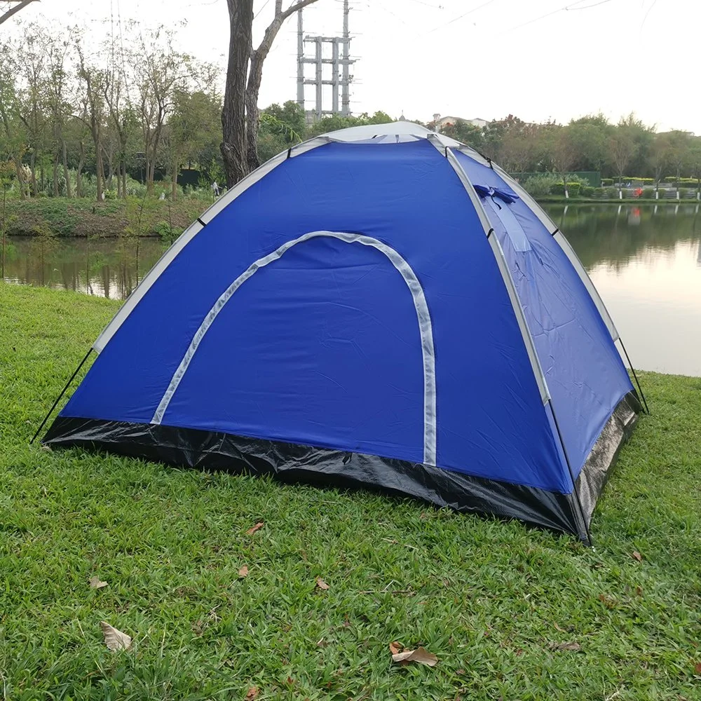 Polyester Camping Zelt, Outdoor Dome 2/4/6 Person Zelt, einfach einzurichten, Camping &amp; Wandern, Strand, Angeln oder andere Outdoor-Aktivitäten