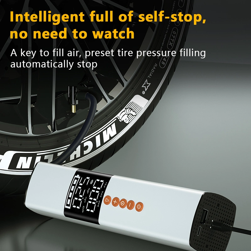 Rechargeable Electric Tyre Inflator Automatic Digital Tyre Inflator