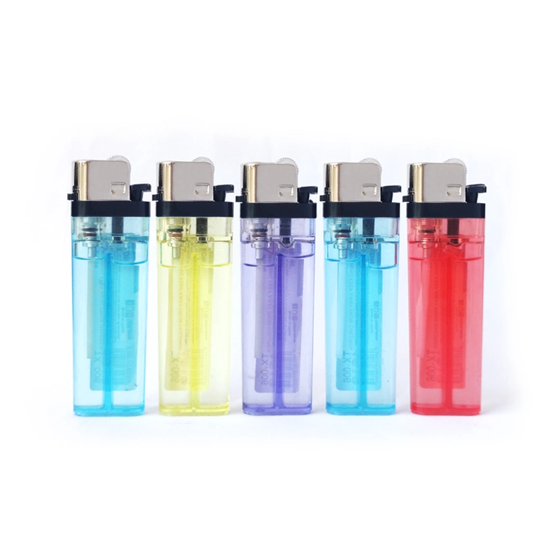 Disposable Cheap Plastic Flint Gas Cigarette Promote Taiyo Neon Lighter