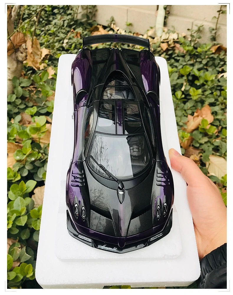 1: 18 Pagani Huayra Wind Son Huaya Bc Car Model Car Model Sports Car Collection Gift Purple