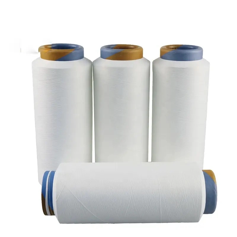 Grs Manufacturer Recycled 110dtex 100d/120tpm Semi Dull RW White Cationic Polyester Filament 75/36 Cation Yarns for Shoe Upper