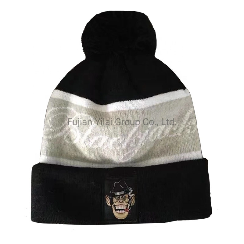 Mode de vente chaude Beanie Cap Sport hiver personnalisé tricoté tricoté Hat Beanie Hat/Cap