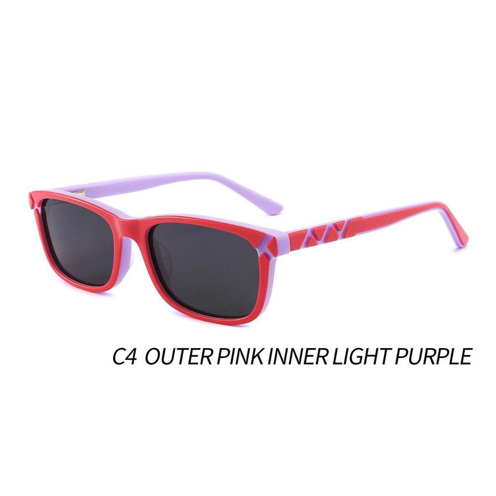 Cute Wholesale/Supplier Designer Child Round Acetate Sunglasses Outside Sports Shades UV400 Retro Gifts Summer Kids Sunglasses