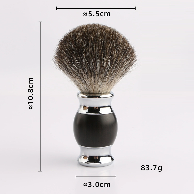 High quality/High cost performance Black Wooden Handle Shaving Brush Badger Hair Shaving Set