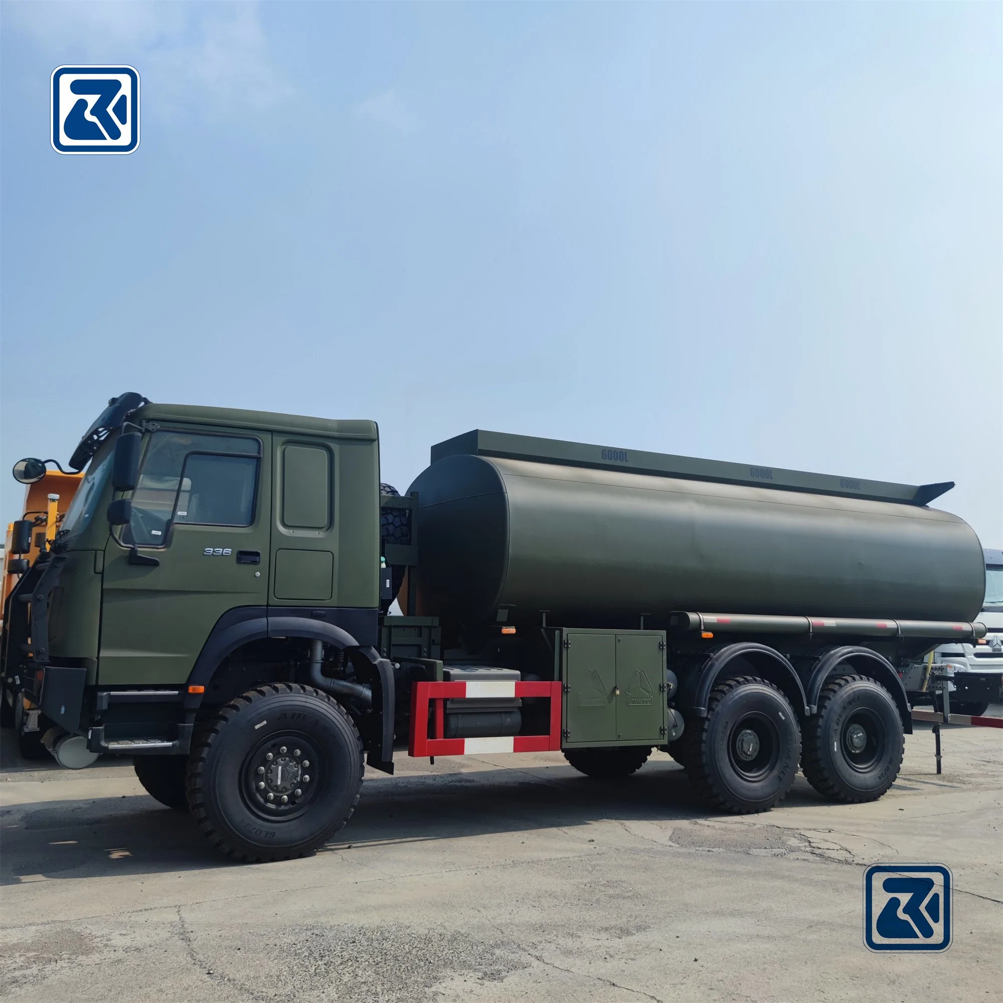 A'asinotruk HOWO Aluminum Alloy 6X4 Fuel Tanker Truck