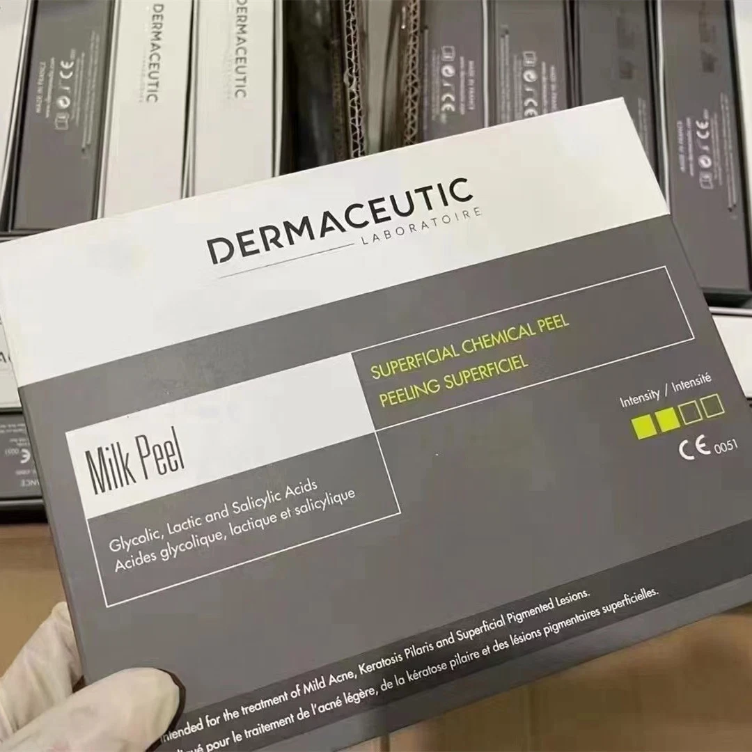 Dermaceutic Milk Peel Body Whitening and Lighten Acne Marks Making The Skin Shiny Glutax Skin Whitening