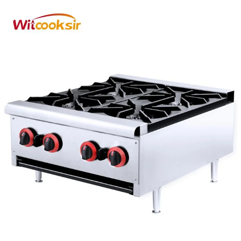 Big Burner 4 Burner Gas Stove/Hotel Blue Flame Gas Stove Wholesale