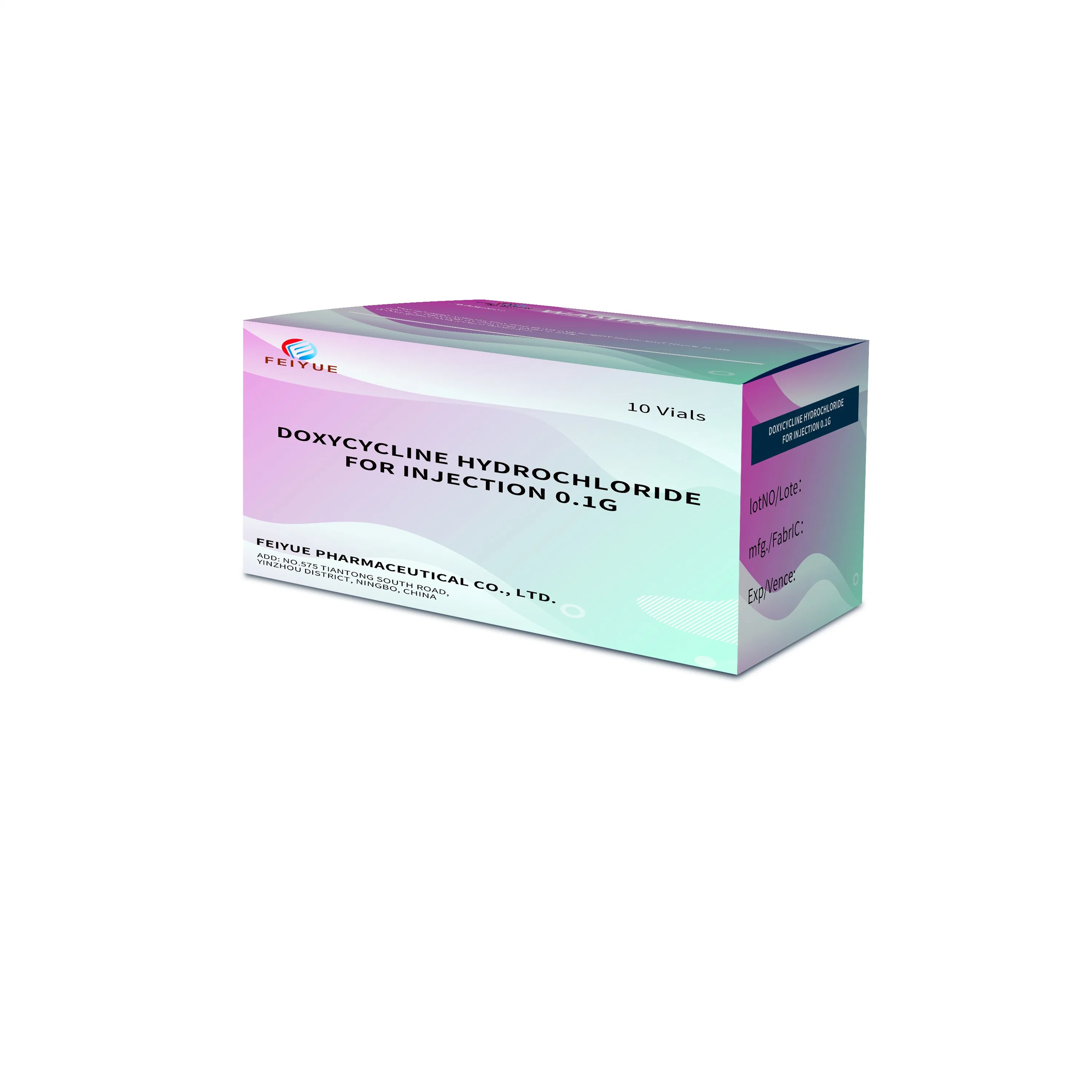 Antibiotic Doxycycline Hydrochloride for Injection 0.2g