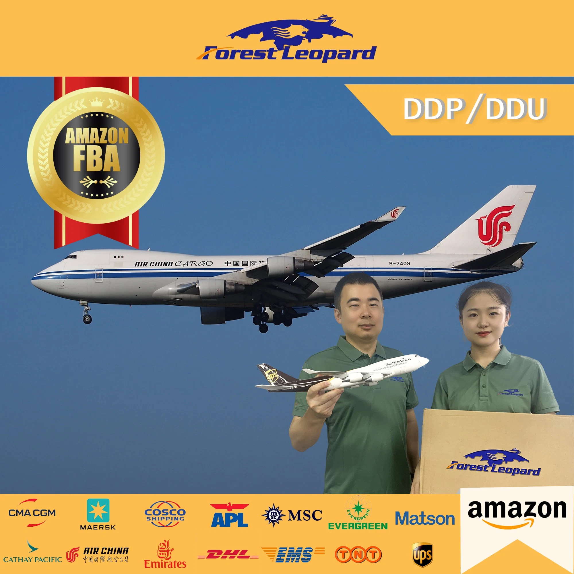 Shenzhen Promotor Internacional de logística internacional de DHL Air Freight barato tarifas de envío de China a EE.UU.