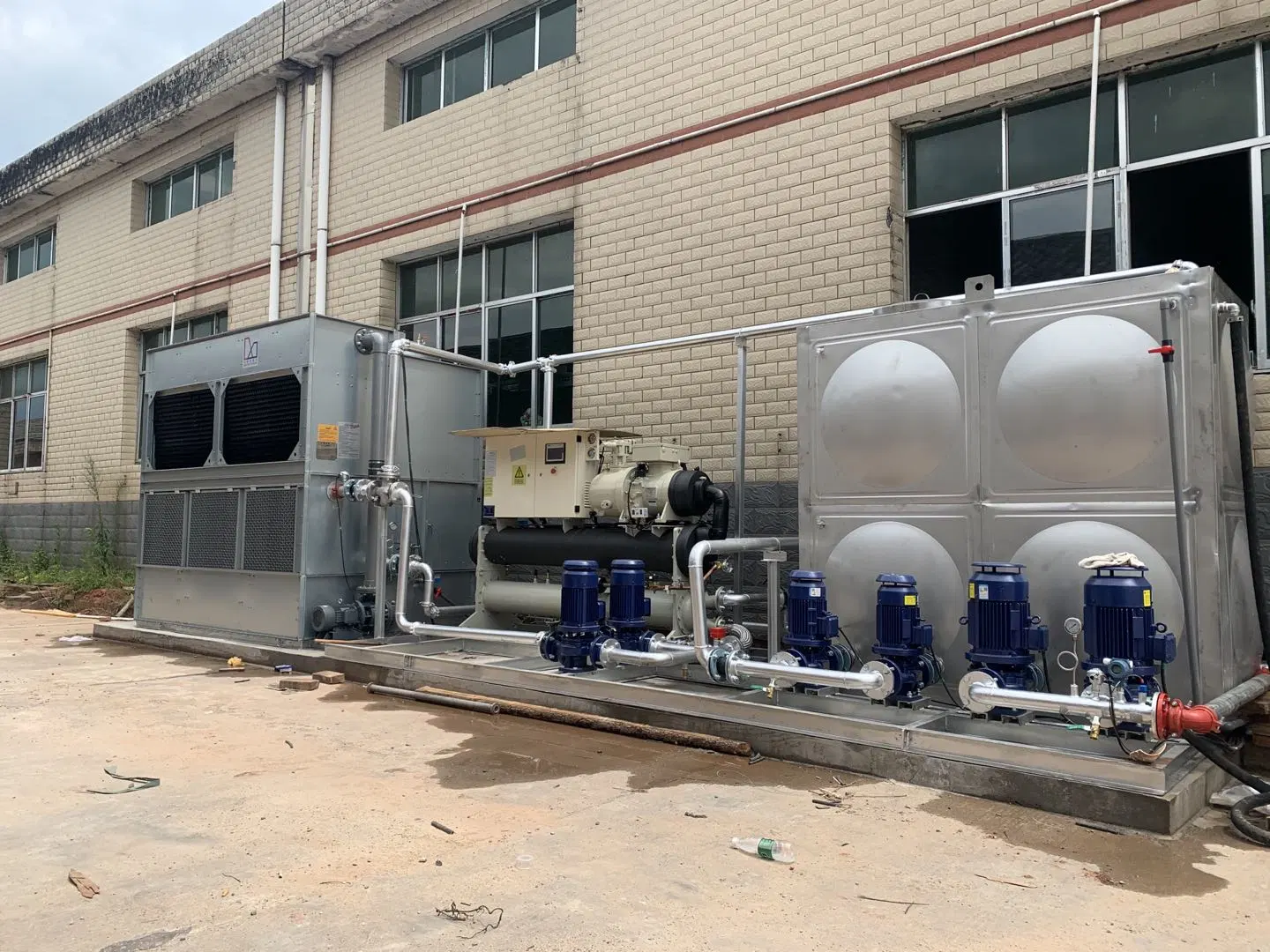 HAVC pequeño sistema de tratamiento de agua cerrados Torres de refrigeración