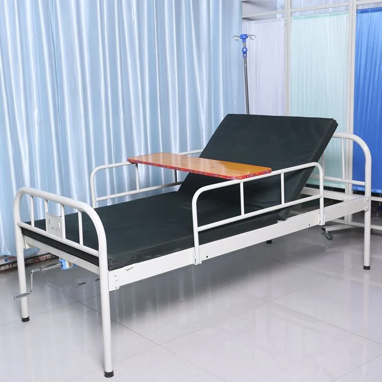 Durable 3 Function Adjustable Medical Hospital Furniture Folding Manual Patient Nursing Electric Hospital Bed (UL-22MD25)