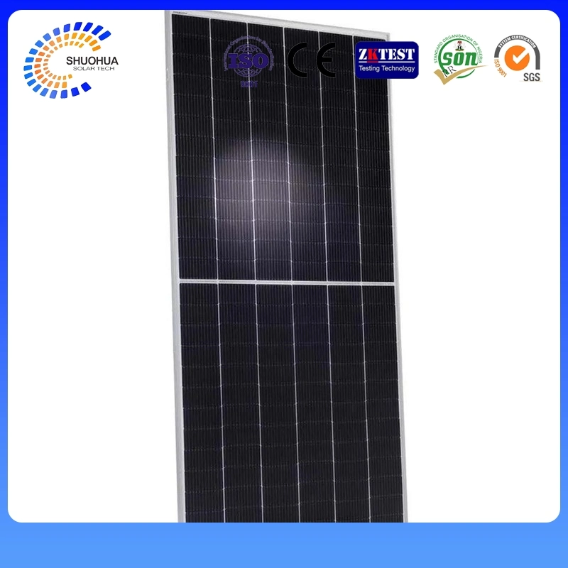 Panneau solaire demi-cellule à puissance la plus élevée, indice IP68, étanche 600 W. Panneau solaire pour système d'énergie solaire domestique meilleur prix