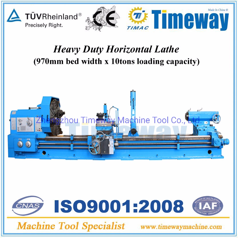 Heavy Duty Horizontal Lathe Machine (970mm Bed width & 10Ton Loading)
